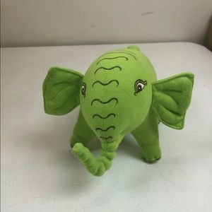 🎉 Elephant Safari Park Lodge Plush Taro-Bali‎ Stuffed Animal Green 6” Small H25